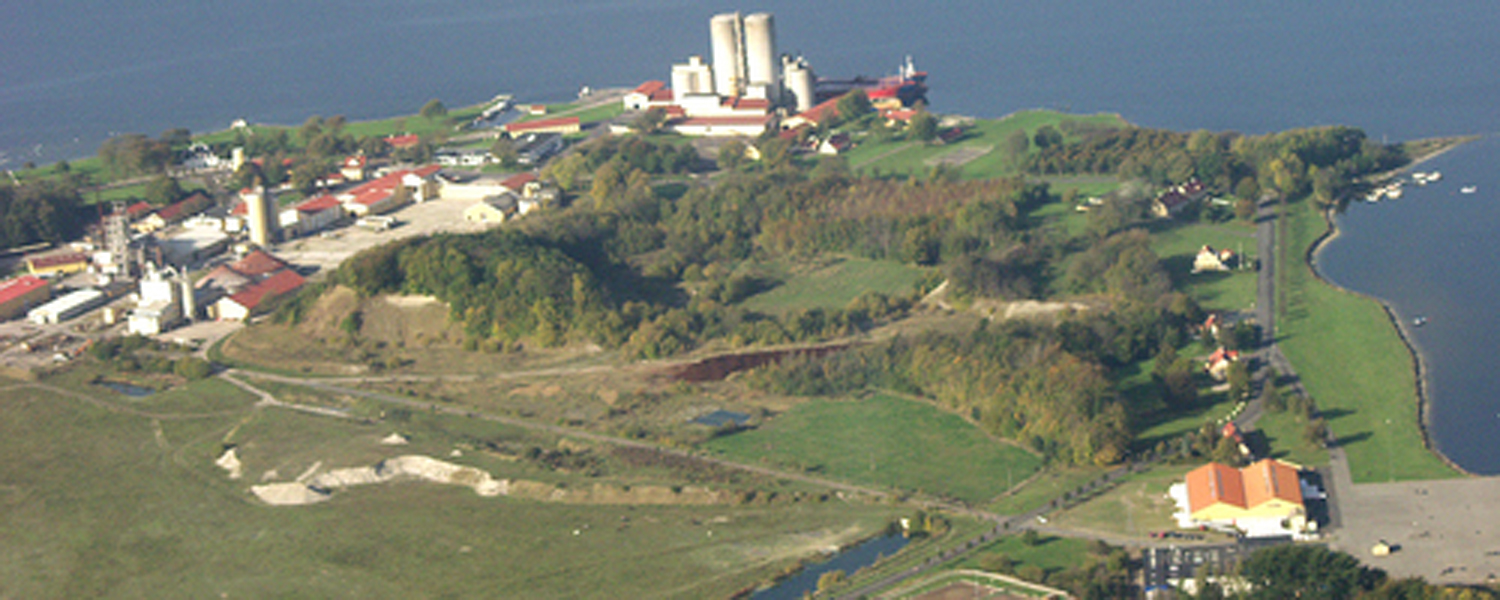 The fjord just north of Falslev Denmark